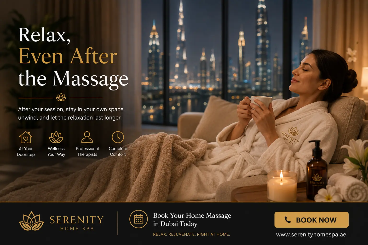 relax even after the massage
